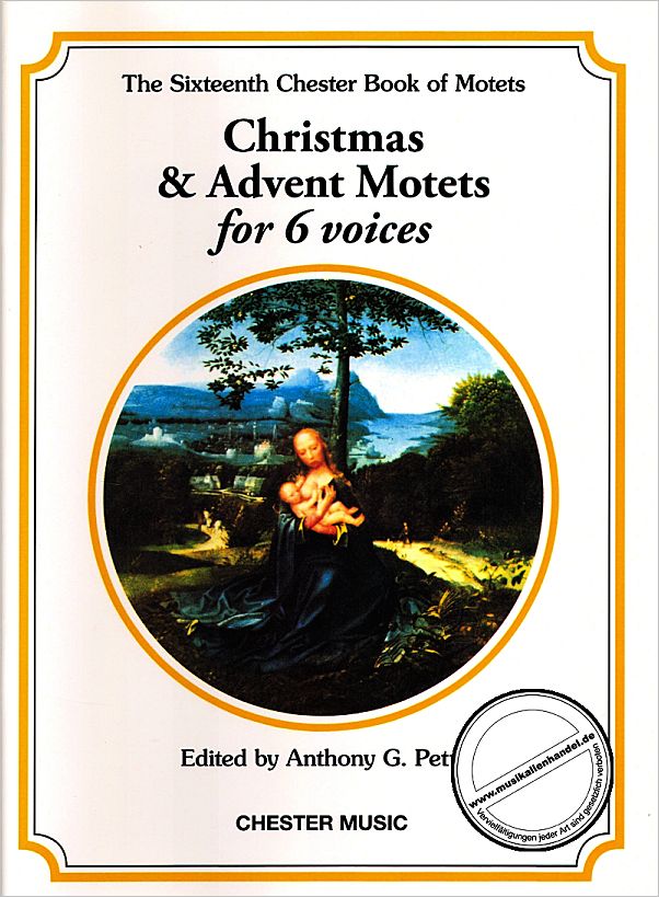 Titelbild für CH 55439 - SIXTEENTH CHESTER BOOK OF MOTETS