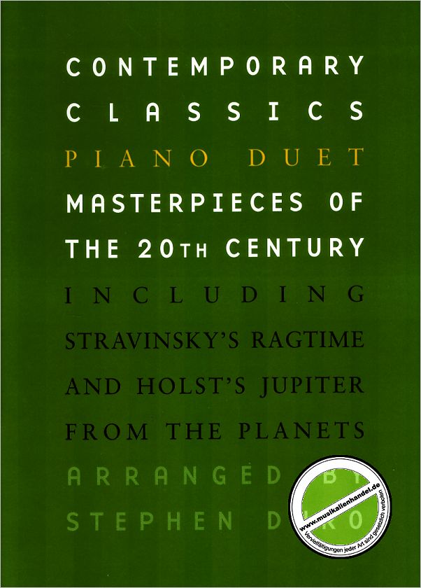 Titelbild für CH 61183 - CONTEMPORARY CLASSICS PIANO DUET