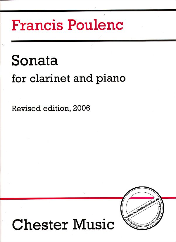 Titelbild für CH 70972 - Sonate (2006 Edition)