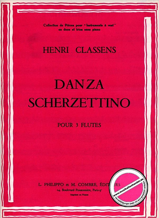 Titelbild für COMBRE 3340 - DANZA SCHERZETTINO