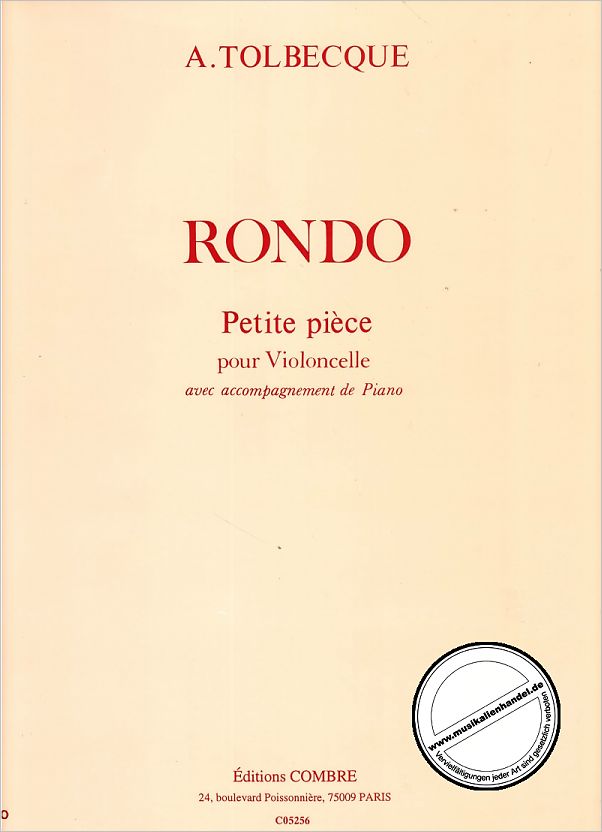 Titelbild für COMBRE 5256 - RONDO (PETITE PIECE 2)