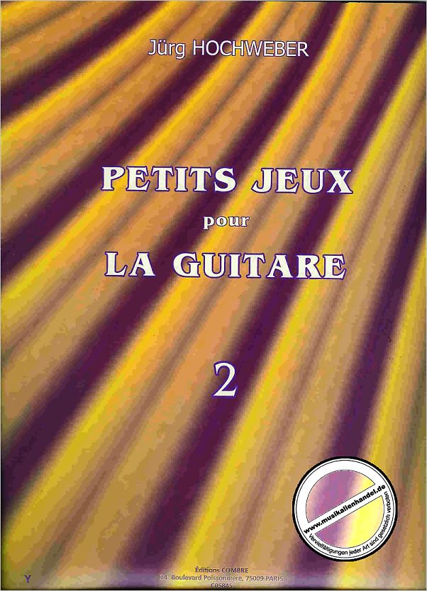 Titelbild für COMBRE 5845 - PETITS JEUX POUR LA GUITARE 2