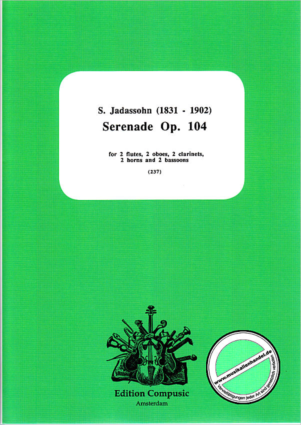 Titelbild für COMPUSIC 237 - SERENADE OP 104