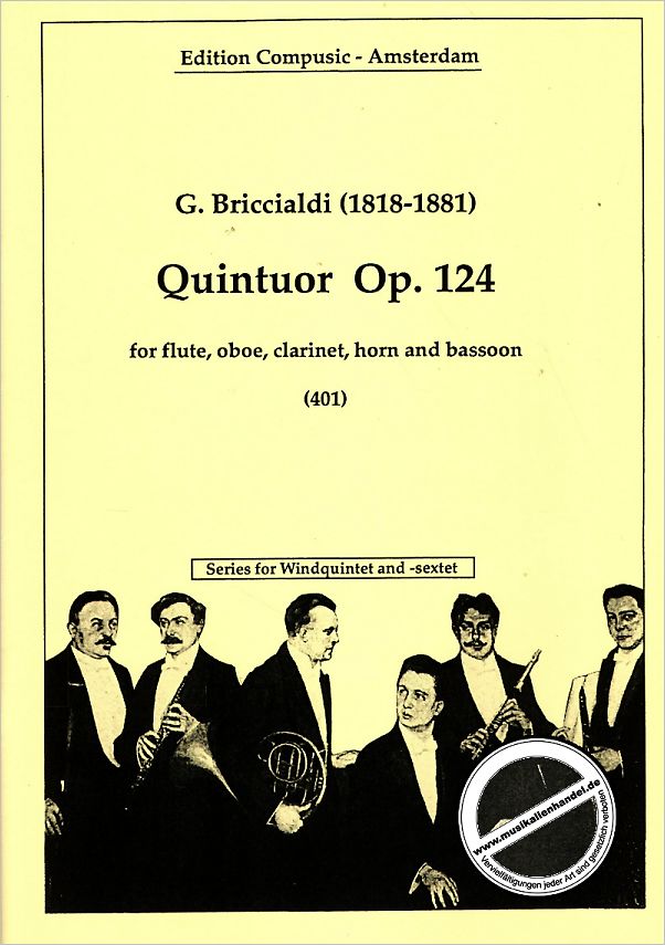 Titelbild für COMPUSIC 401 - QUINTUOR OP 124