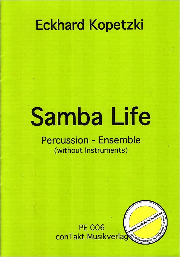 Titelbild für CONTAKT -PE006 - SAMBA LIFE