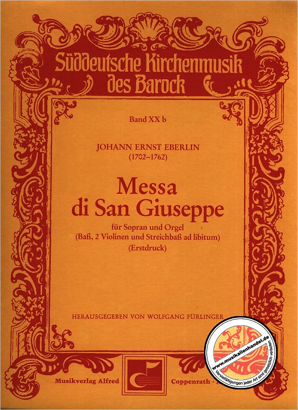 Titelbild für COPP 1120B-01 - MESSA DI SAN GIUSEPPE