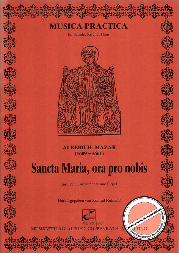 Titelbild für COPP 14011-01 - SANCTA MARIA ORA PRO NOBIS