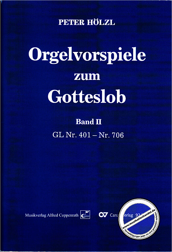Titelbild für COPP 60035-01 - ORGELVORSPIELE ZUM GOTTESLOB 2