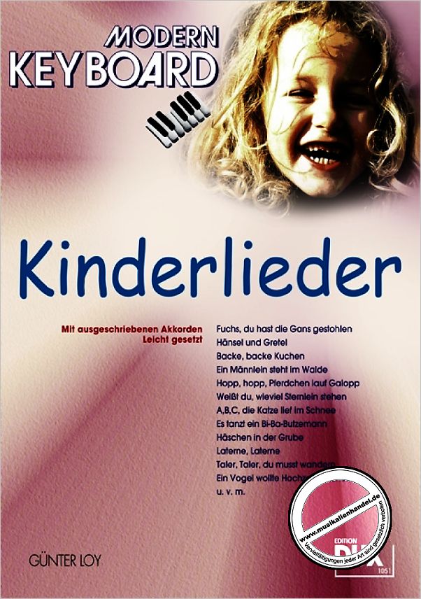 Titelbild für D 1051 - KINDERLIEDER