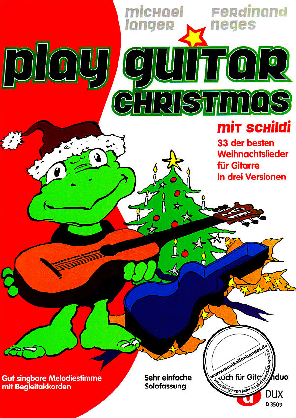 Titelbild für D 3509 - PLAY GUITAR CHRISTMAS MIT SCHILDI