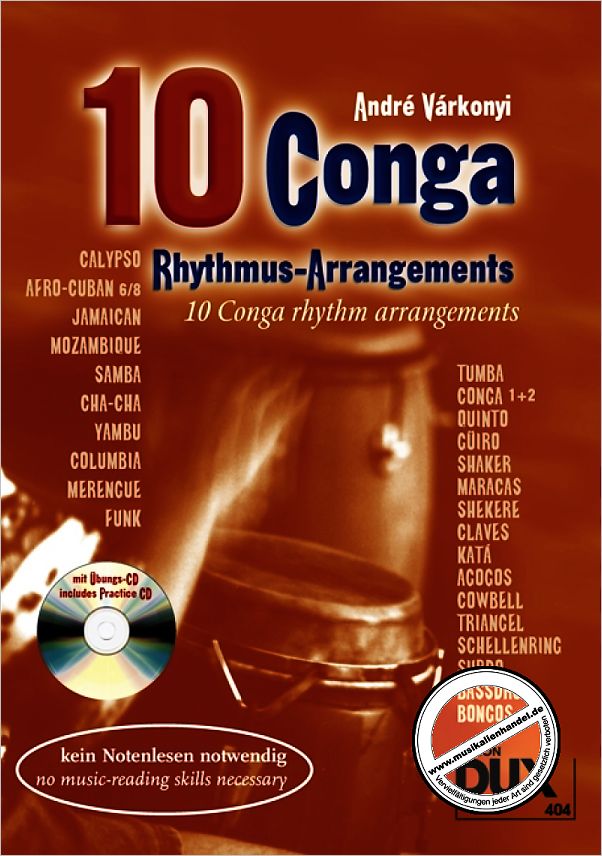 Titelbild für D 404 - 10 CONGA BASIS RHYTHMEN