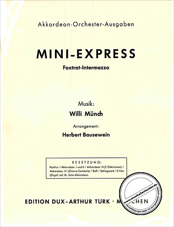 Titelbild für D 560-00 - MINI EXPRESS