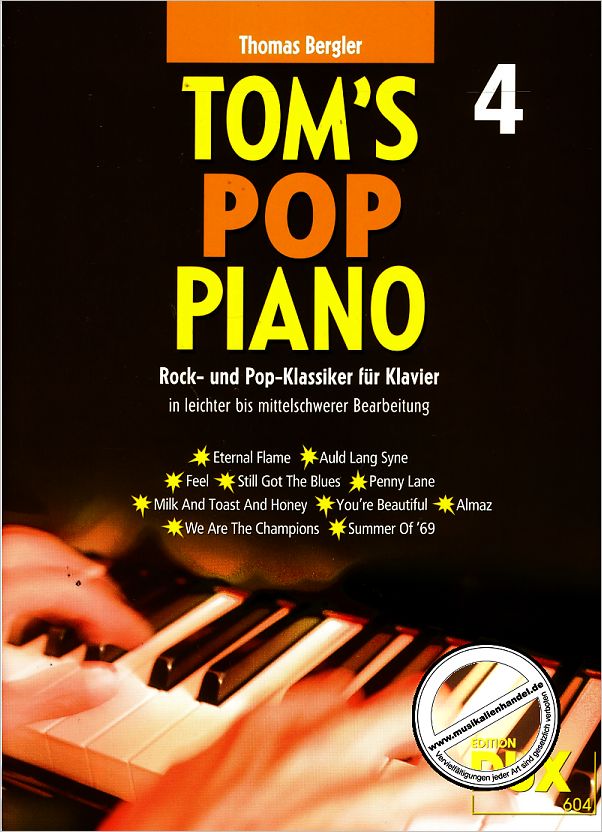 Titelbild für D 604 - TOM'S POP PIANO 4