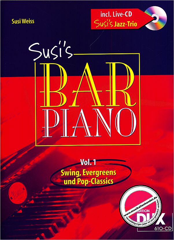 Titelbild für D 610-CD - SUSI'S BAR PIANO 1