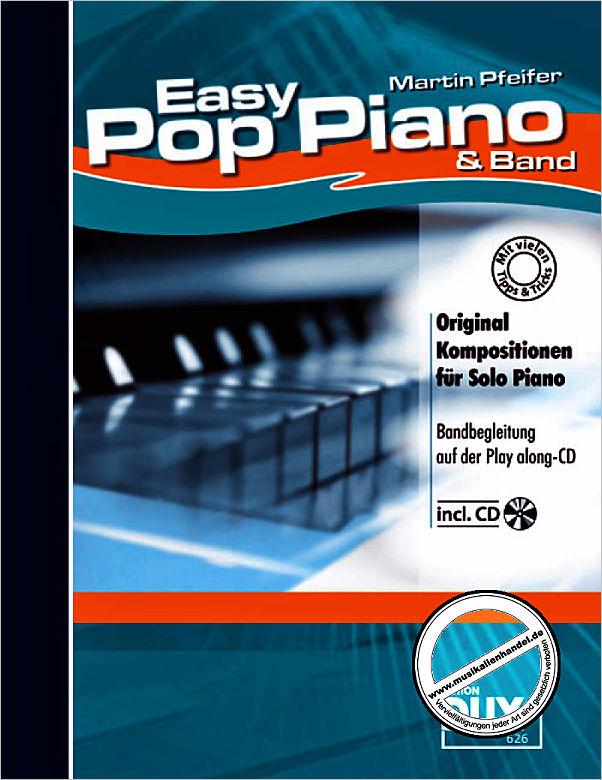 Titelbild für D 626 - EASY POP PIANO + BAND