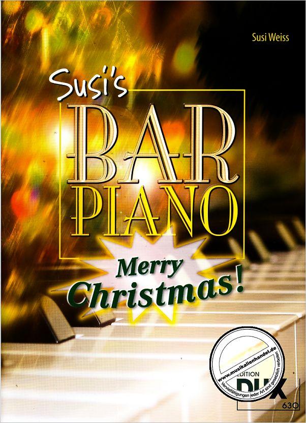 Titelbild für D 630 - SUSI'S BAR PIANO - MERRY CHRISTMAS