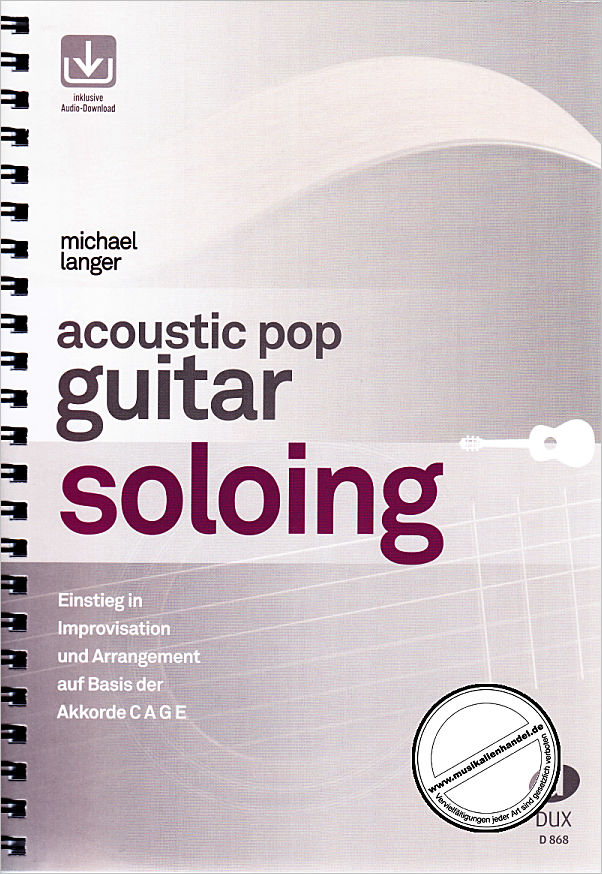 Titelbild für D 868 - Acoustic pop guitar soloing