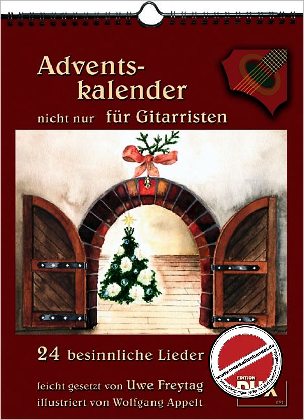 Titelbild für D 891 - ADVENTSKALENDER (NICHT NUR) FUER GITARRISTEN