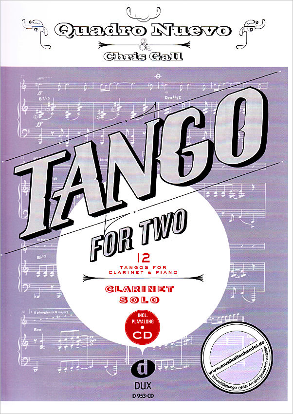 Titelbild für D 953-CD - TANGO FOR TWO