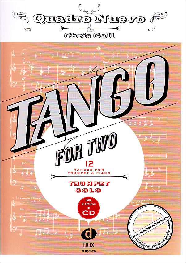 Titelbild für D 954-CD - TANGO FOR TWO
