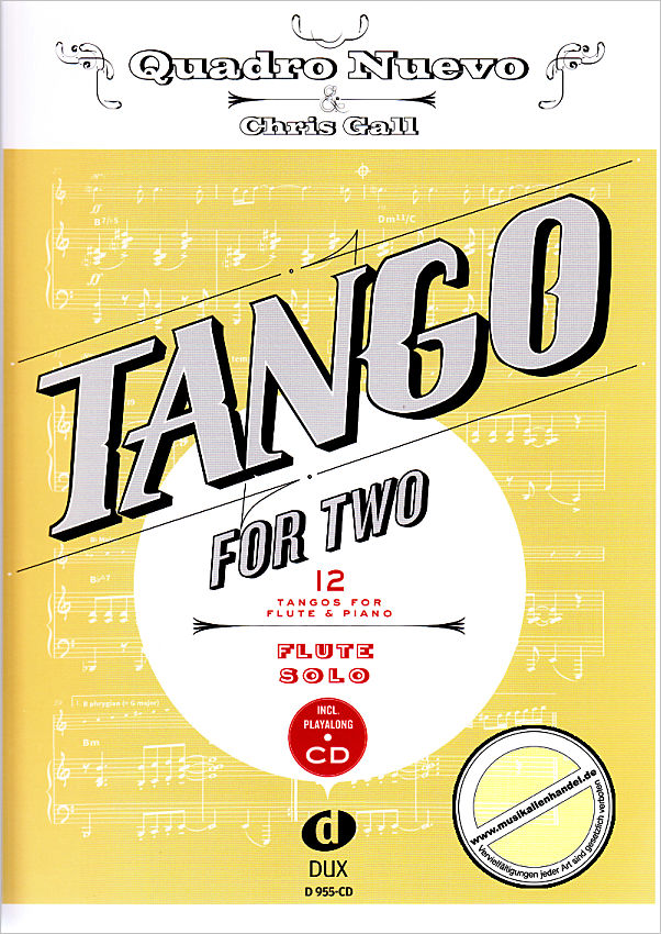 Titelbild für D 955-CD - TANGO FOR TWO