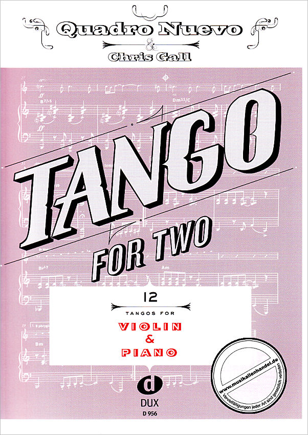 Titelbild für D 956 - TANGO FOR TWO