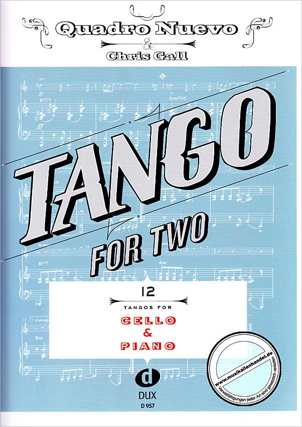 Titelbild für D 957 - TANGO FOR TWO