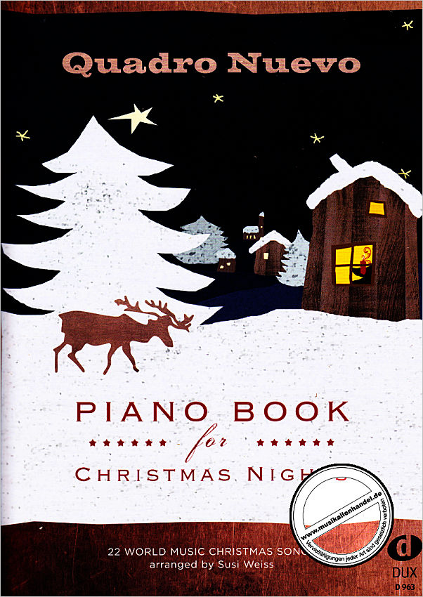 Titelbild für D 963 - Piano book for christmas nights