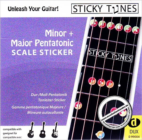 Titelbild für D 99004 - Sticky Tunes Minor + Major Pentatonic scale