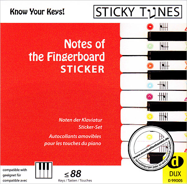 Titelbild für D 99005 - Sticky Tunes Notes of the Fingerboard