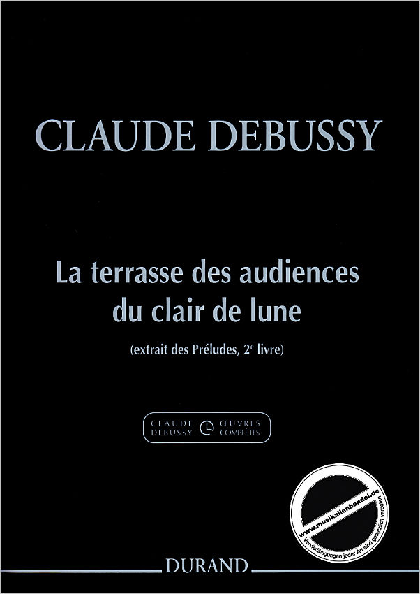 Titelbild für DD 16205 - La terrasse des audiences du clair de lune