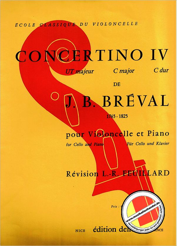 Titelbild für DELRIEU 1028 - CONCERTINO 4 C-DUR