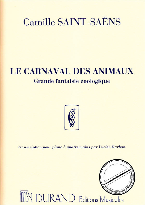Titelbild für DF 10195 - CARNAVAL DES ANIMAUX