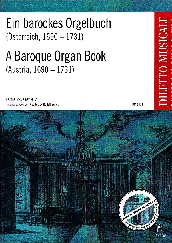 Titelbild für DM 1474 - EIN BAROCKES ORGELBUCH