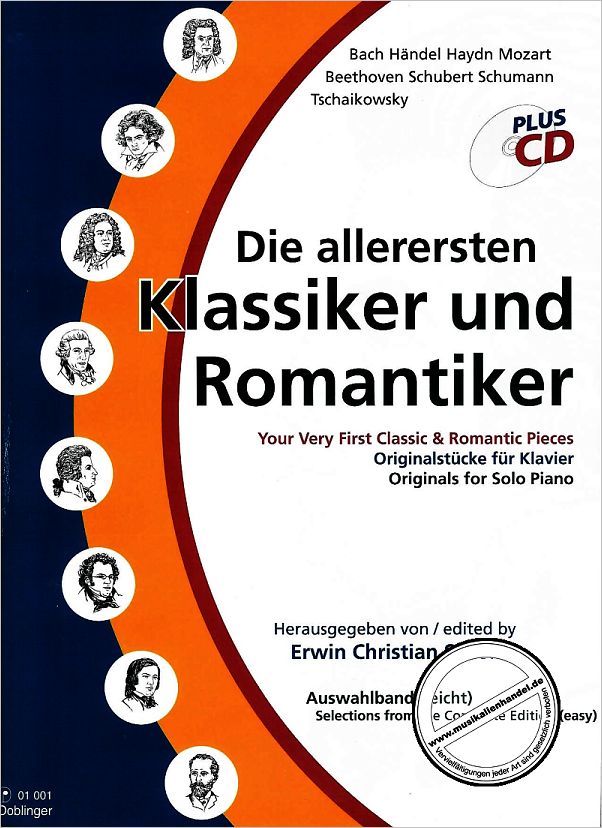 Titelbild für DO 01001-CD - DIE ALLERERSTEN KLASSIKER + ROMANTIKER