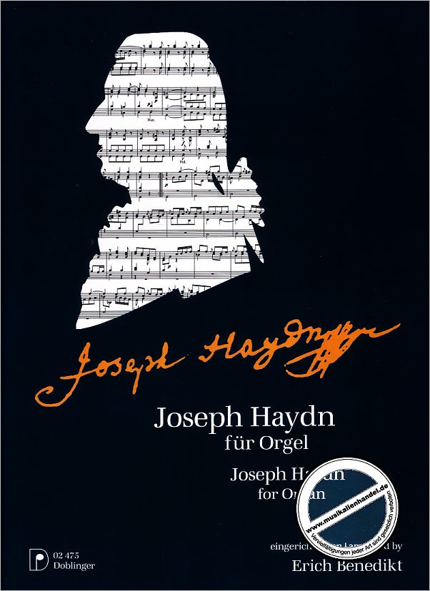 Titelbild für DO 02475 - JOSEPH HAYDN FUER ORGEL