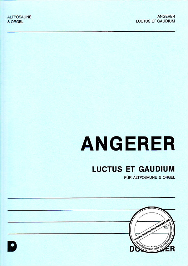 Titelbild für DO 02919 - LUCTUS ET GAUDIUM
