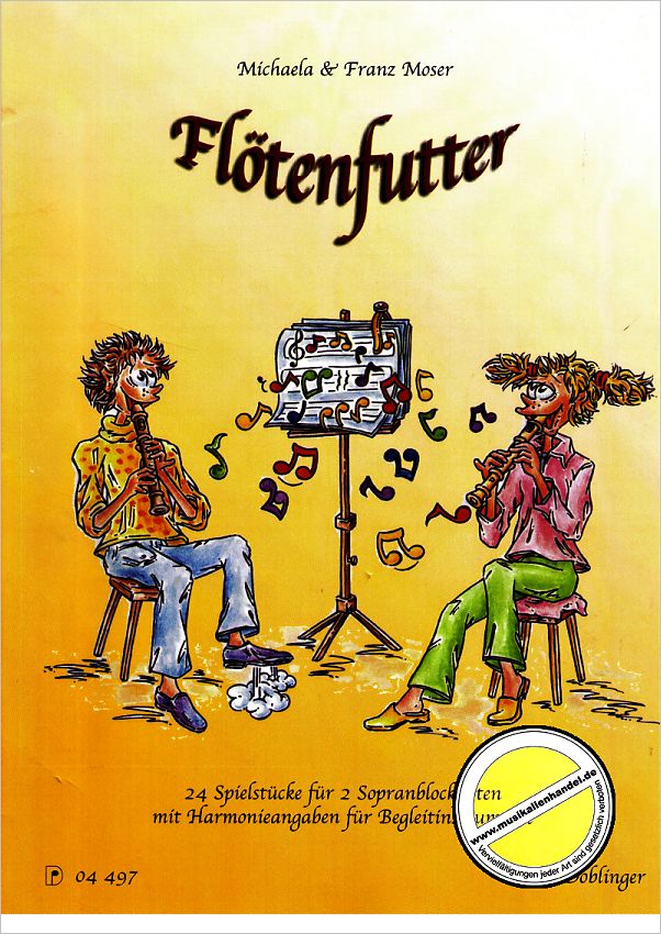 Titelbild für DO 04497 - FLOETENFUTTER - 24 SPIELSTUECKE