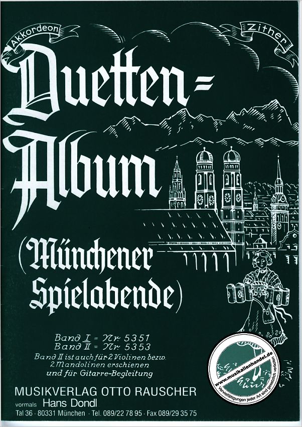 Titelbild für DONDL 5351 - DUETTEN ALBUM 1 (MUENCHENER SPIELABENDE)
