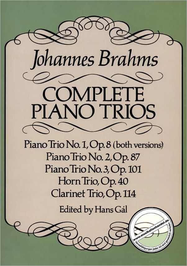 Titelbild für DP 25769-X - KLAVIERTRIOS - COMPLETE PIANO TRIOS