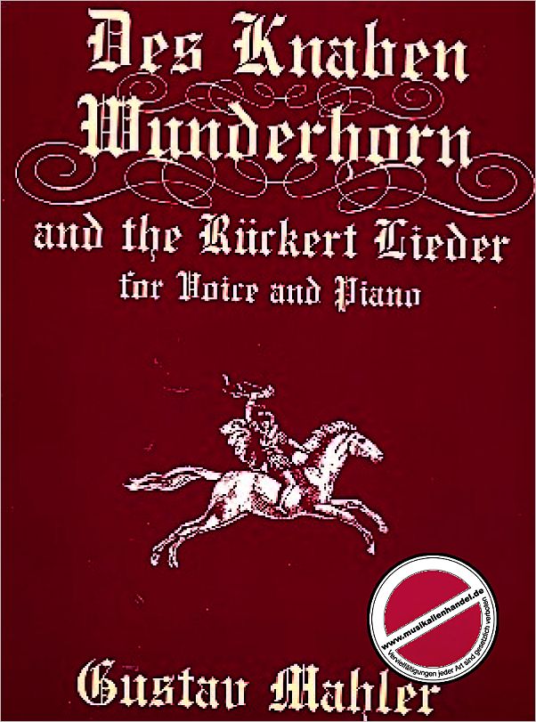 Titelbild für DP 40634-2 - DES KNABEN WUNDERHORN + RUECKERT LIEDER