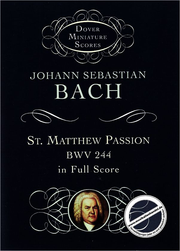 Titelbild für DP 40635-0 - MATTHAEUS PASSION BWV 244