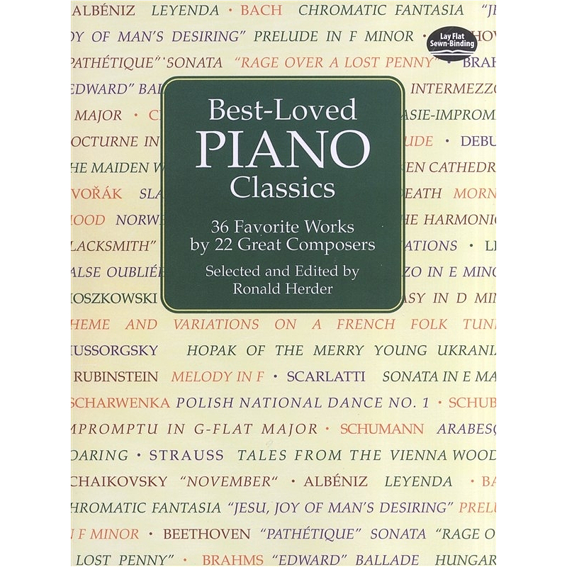 Titelbild für DP 41378-0 - BEST LOVED PIANO CLASSICS