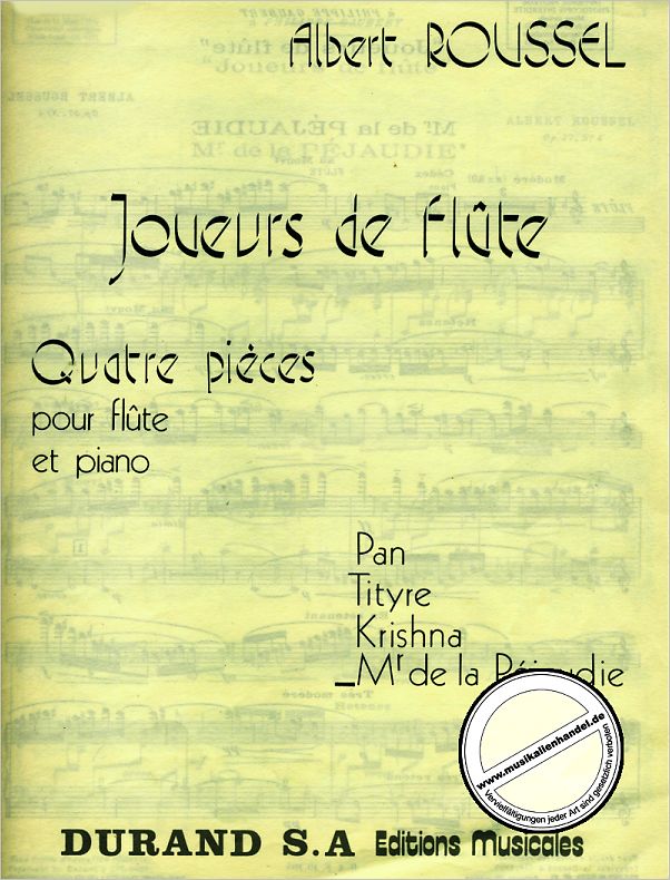 Titelbild für DUR 10705 - MONSIEUR DE LA PEJAUDIE - JOUEURS DE FLU