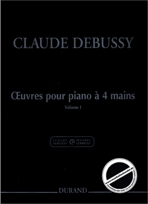 Titelbild für DD 15784 - OEUVRES POUR PIANO A 4 MAINS