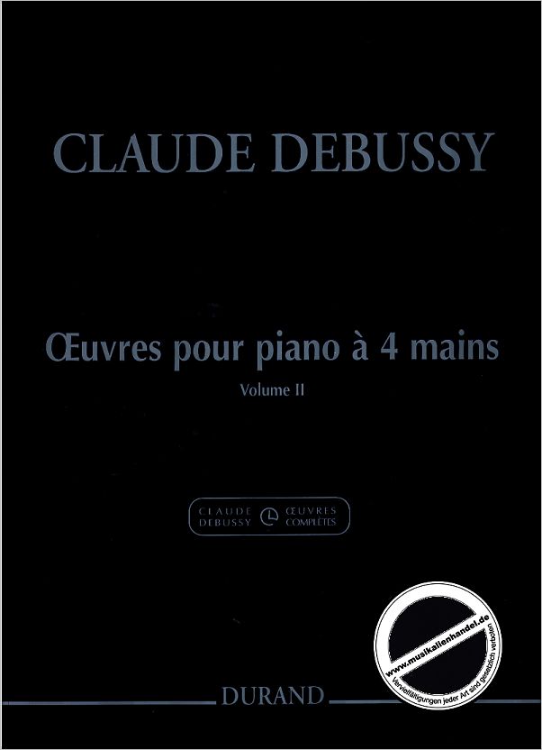 Titelbild für DUR 15785 - OEUVRES POUR PIANO A 4 MAINS BD 2