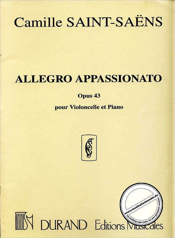 Titelbild für DUR 2094 - ALLEGRO APPASSIONATO OP 43