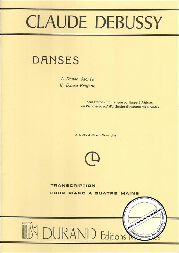 Titelbild für DUR 6459 - DANSES HA ORCH