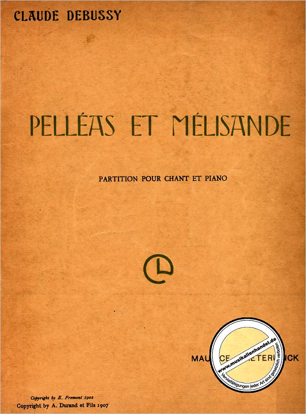 Titelbild für DUR 6953 - PELLEAS ET MELISANDE