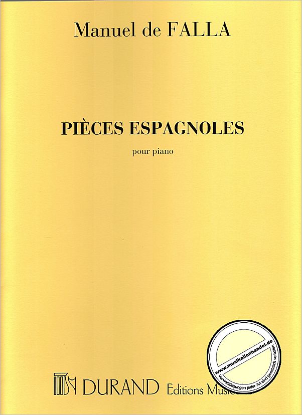 Titelbild für DUR 7217 - PIECES ESPAGNOLES